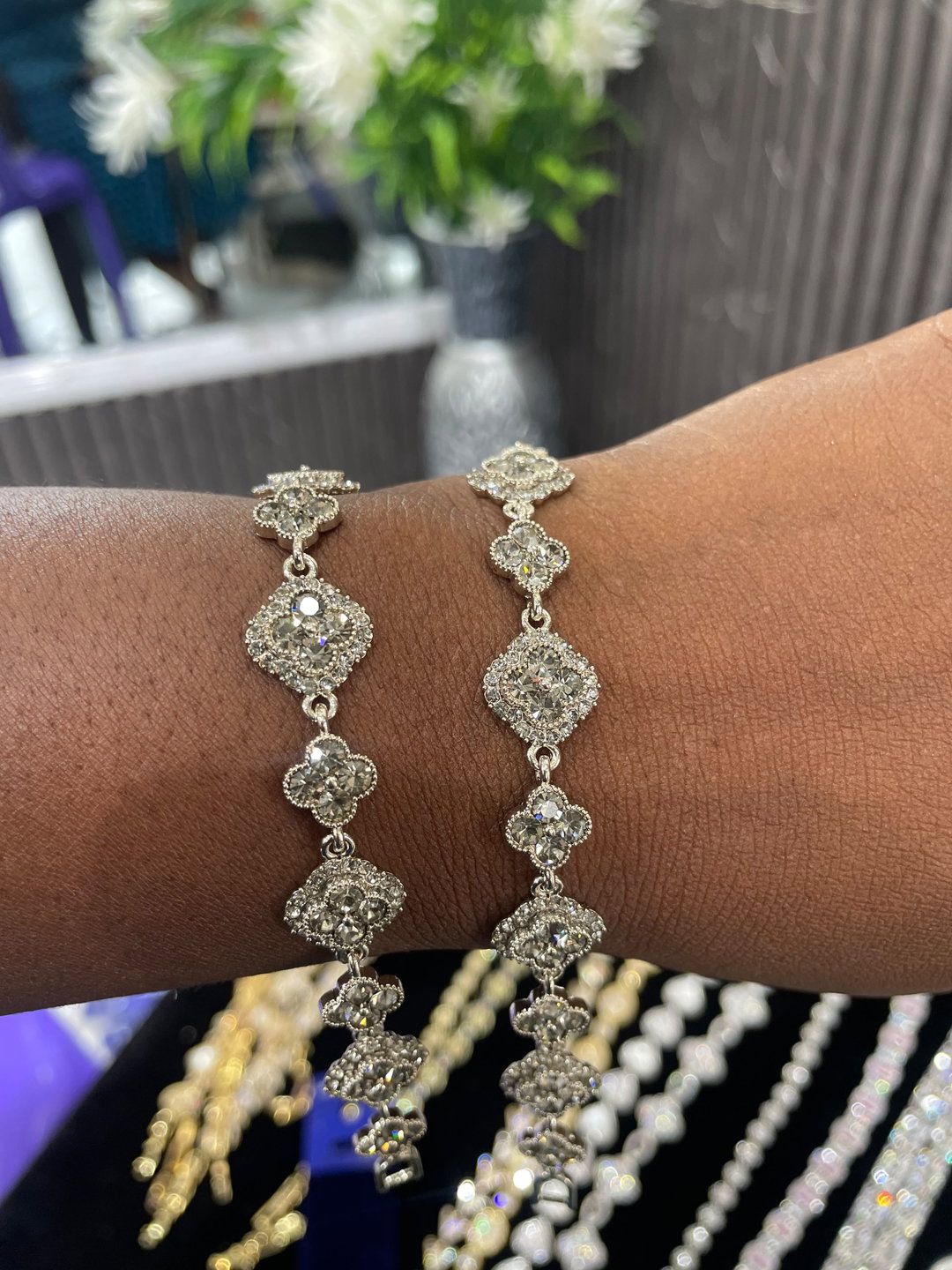 Glitz Crystal Tennis Bracelet