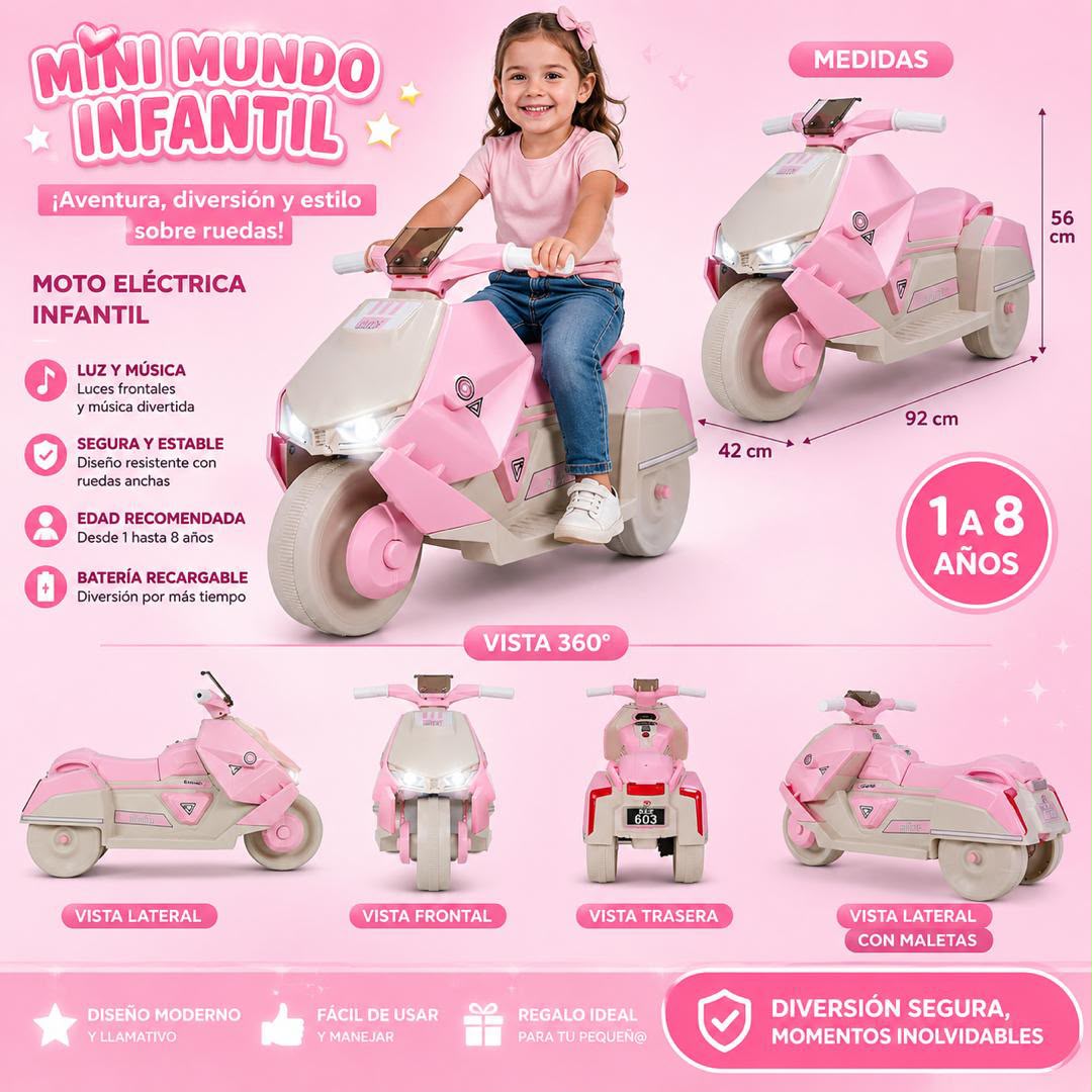 Moto eléctrica de juguete