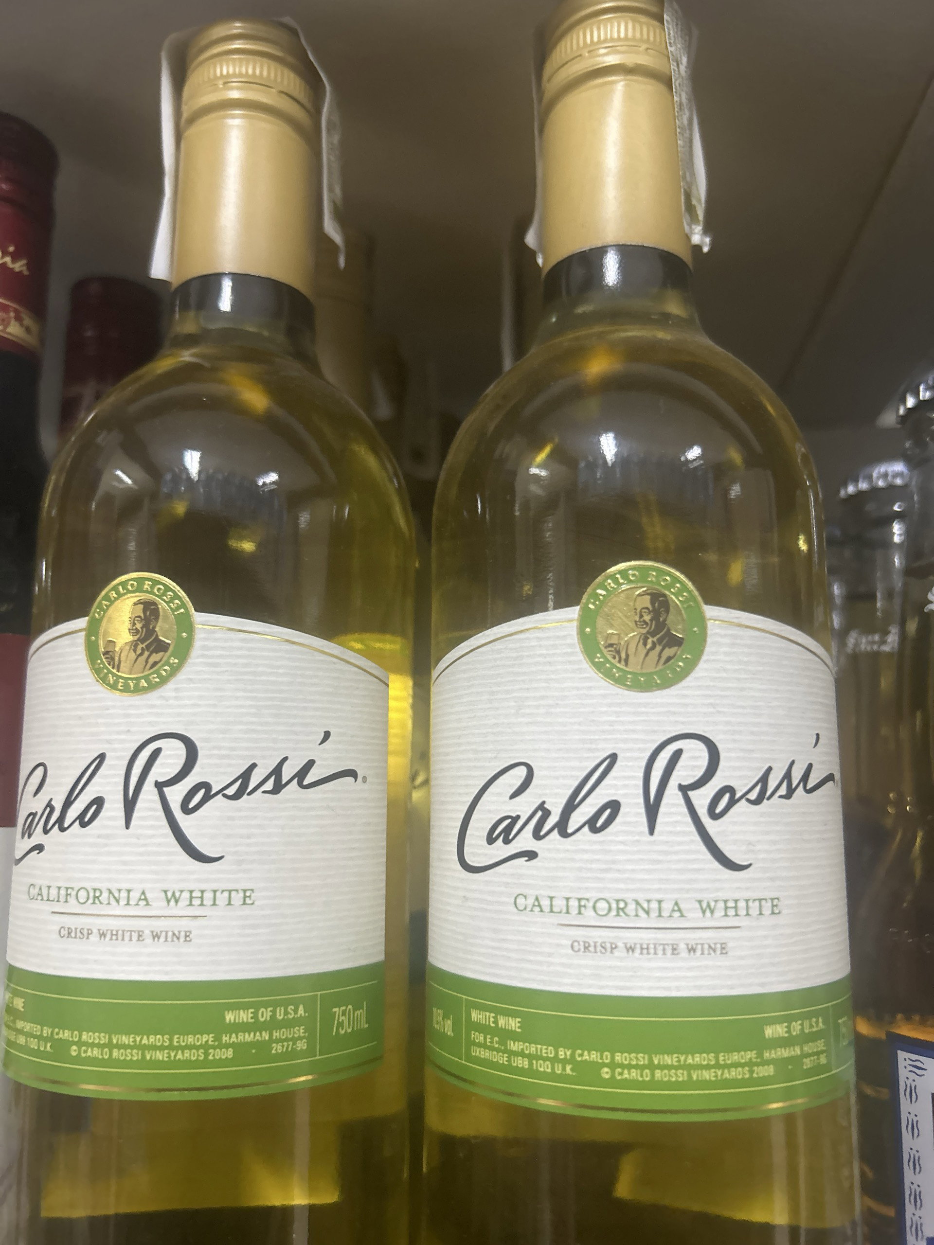 Carlo Rossi California white 750ml_0