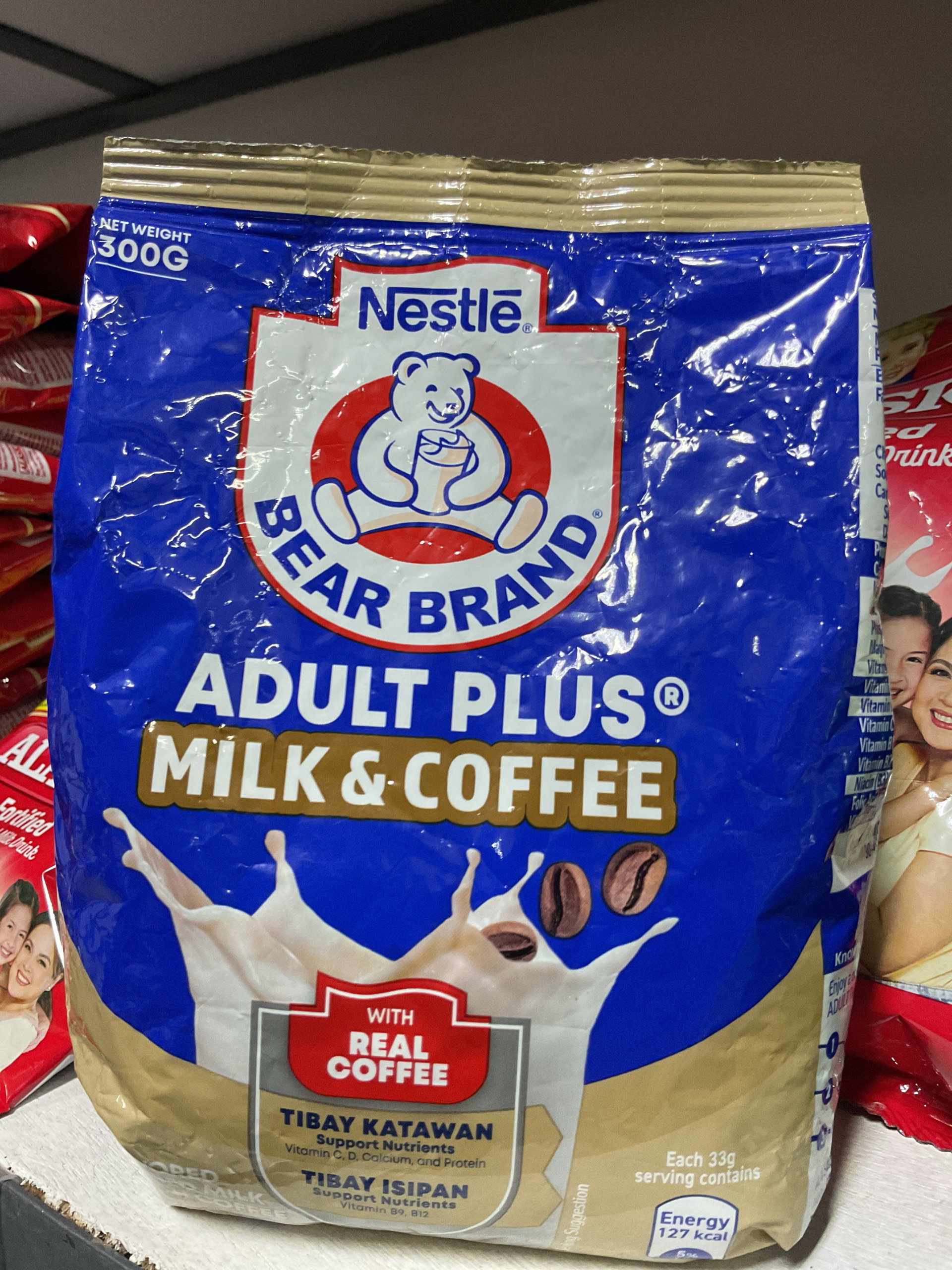 Bear brand adult plus milk & coffee 300g_0