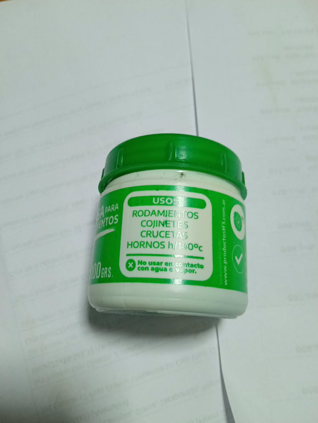 Grasa para rodamientos TF3 de 100 gramos