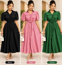 Flared dress M-XXX