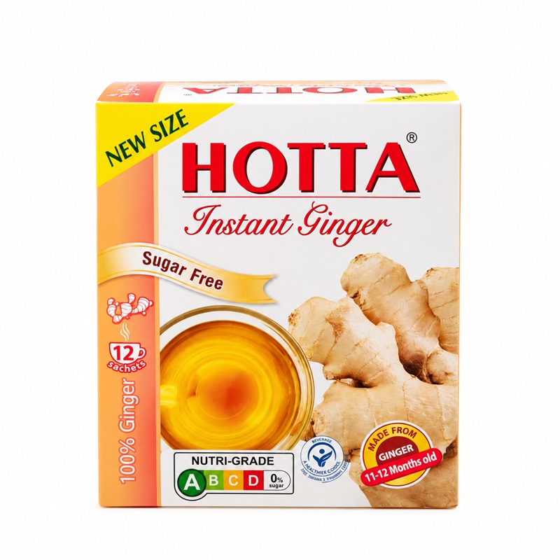 HOTTA Instant Ginger Drink Powder (Sugar Free) - 7g x 12s_3