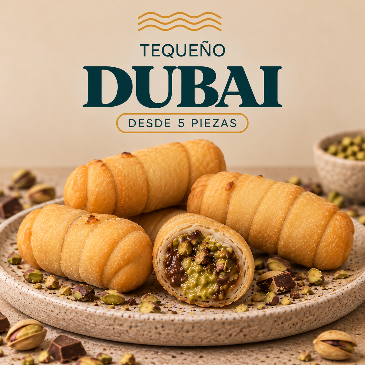 Tequeño Dubai | Desde 5 pzas.