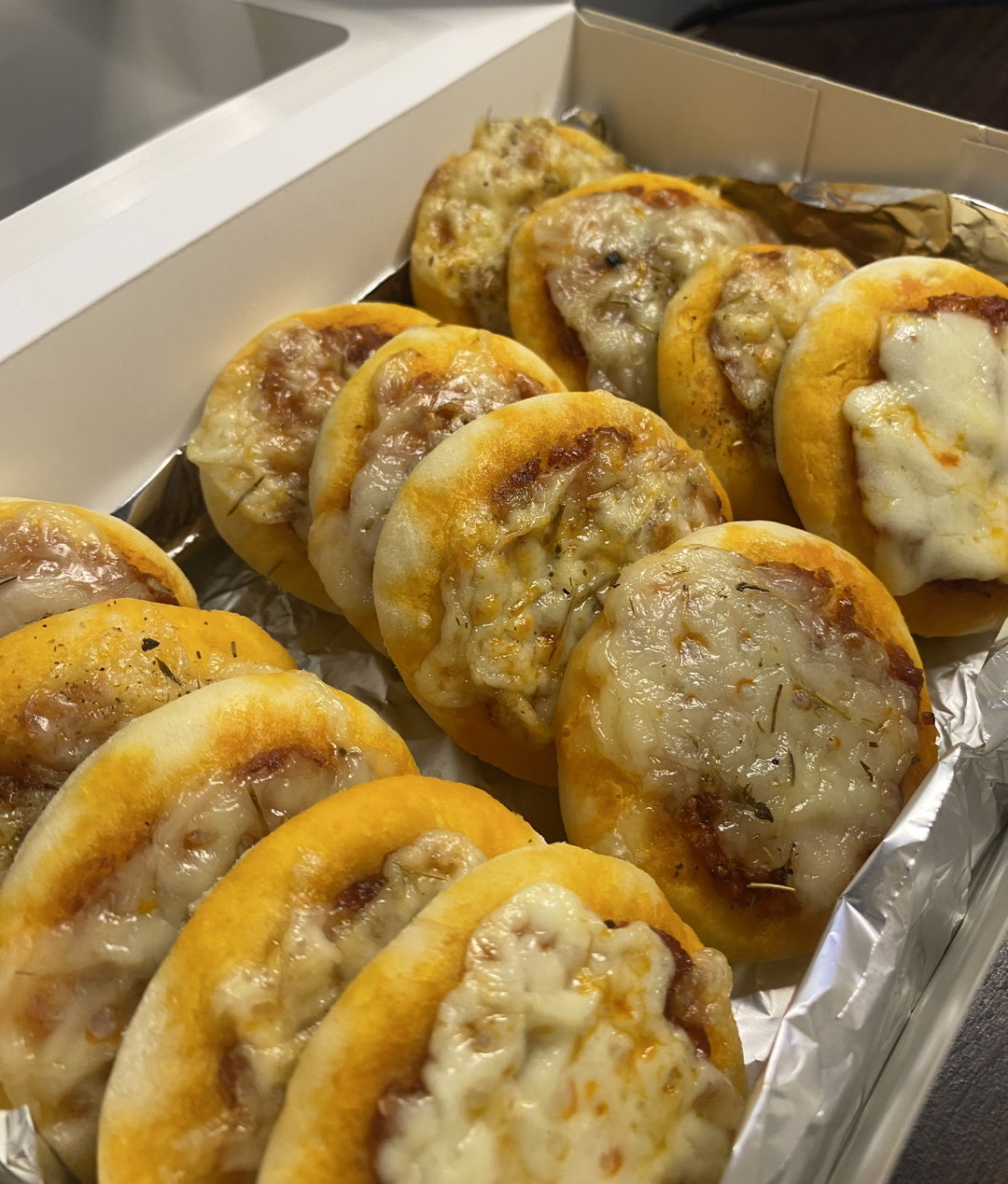 Box Mini Pizzas