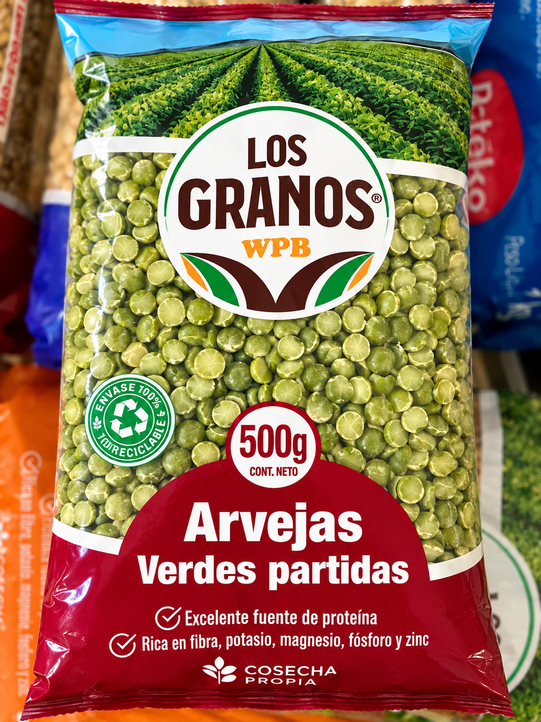 Arvejas Verdes Partidas - 500g