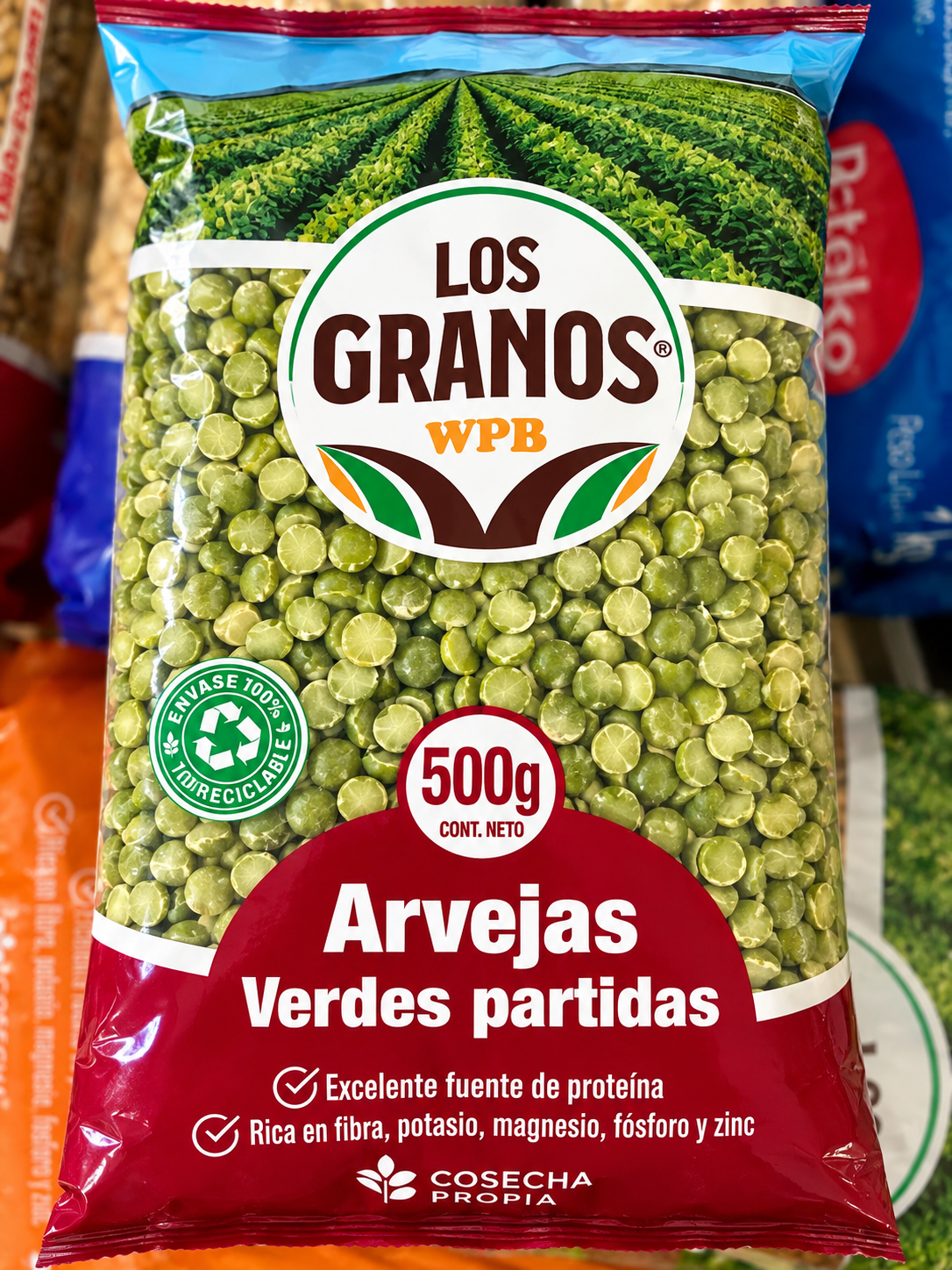 Arvejas Verdes Partidas - 500g_0