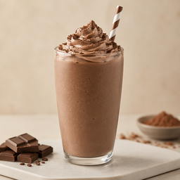 Chocolate milk shake