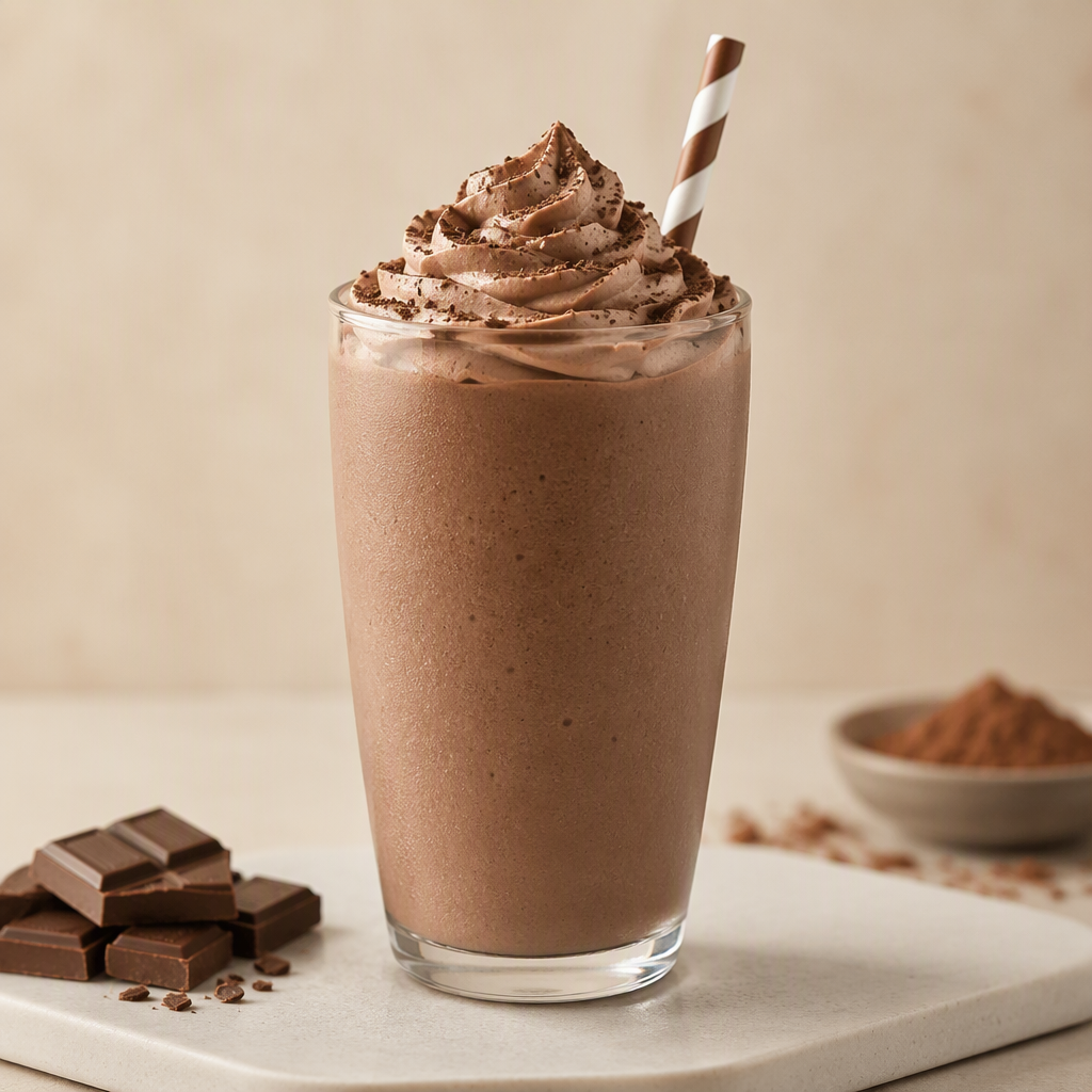 Chocolate milk shake