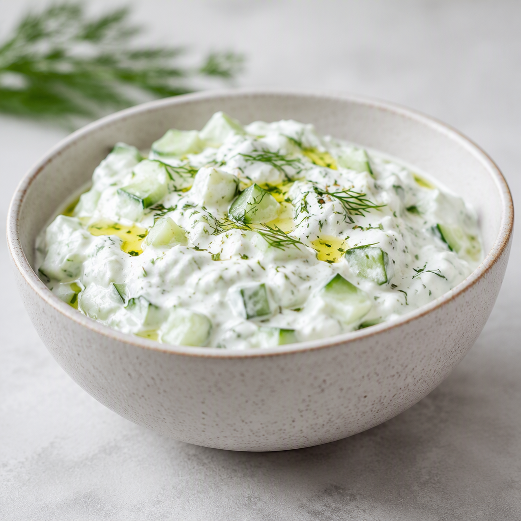 Greek yoghurt salad