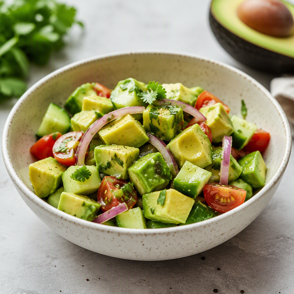 Avocado vegetable salad_0