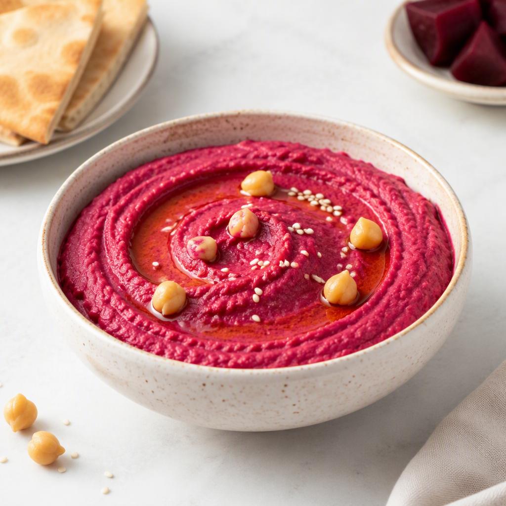 Beetroot hummus