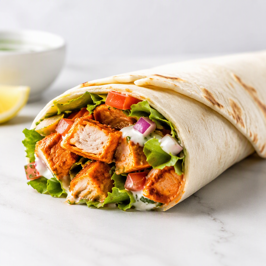 Chicken tikka wrap