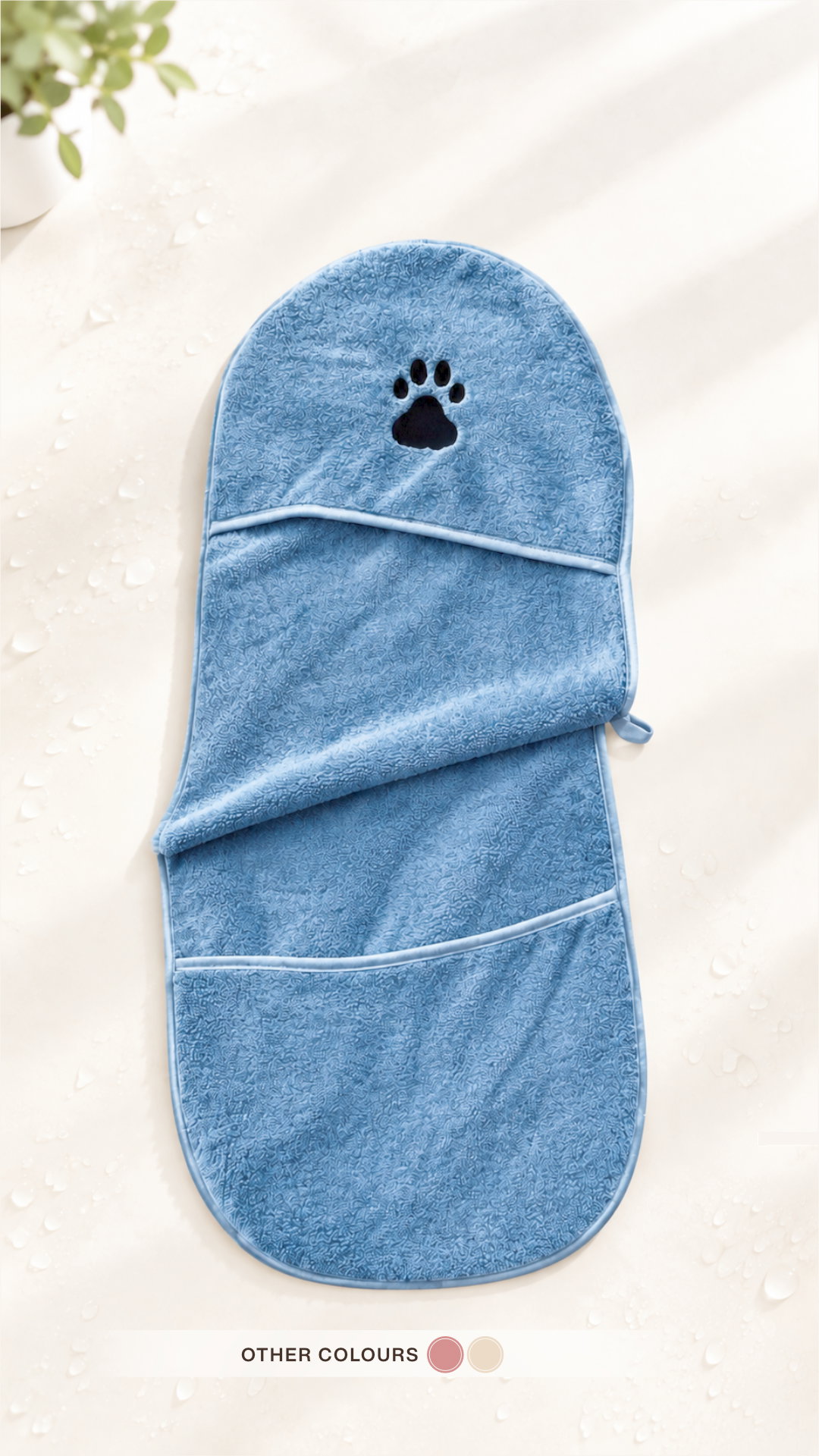 Absorbent Towel with Pockets_0