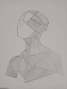 Line face art