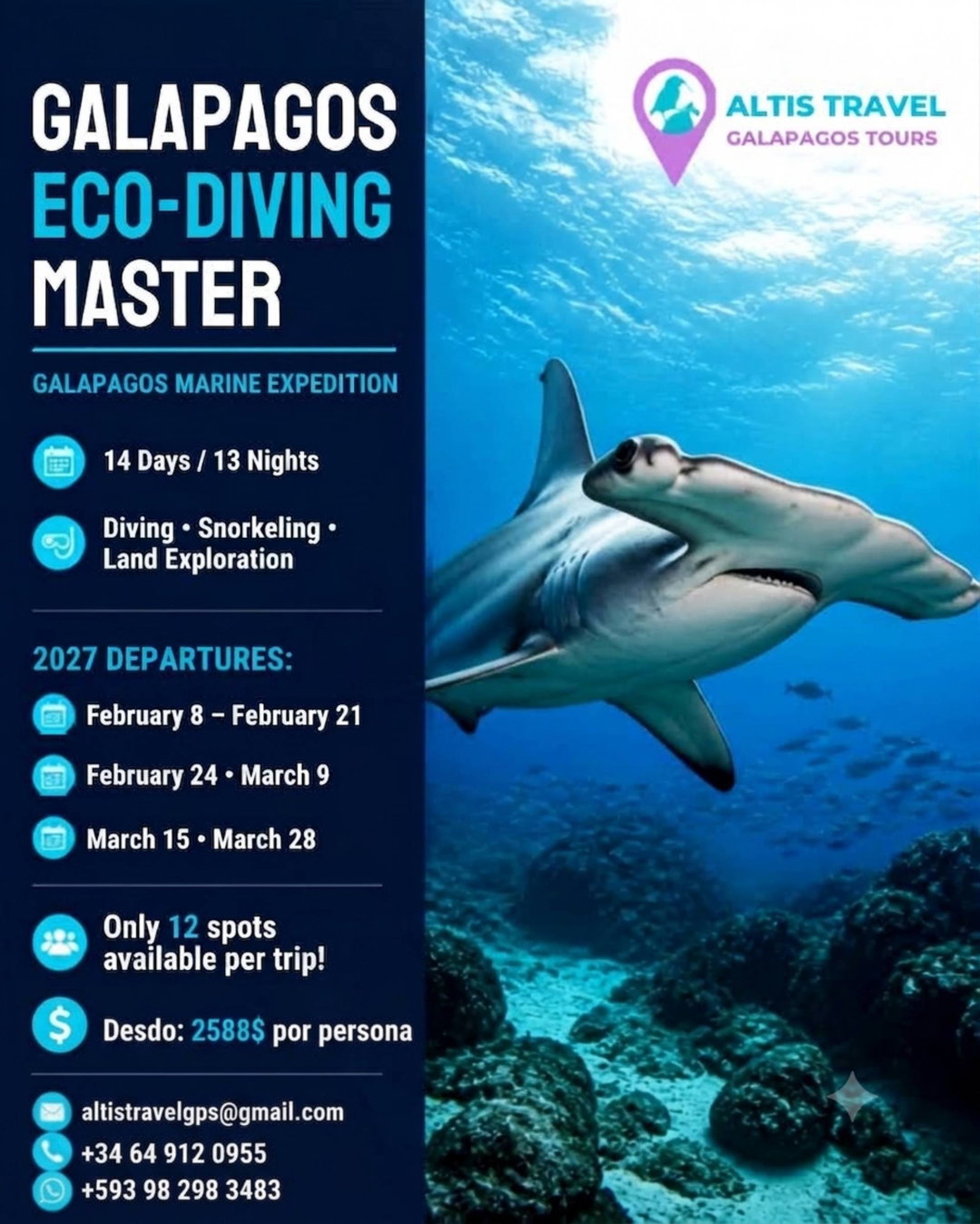 Galápagos Eco-Dive Master