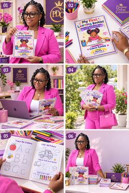 My First Learning Booklet – Personalized Preschool Learning Book