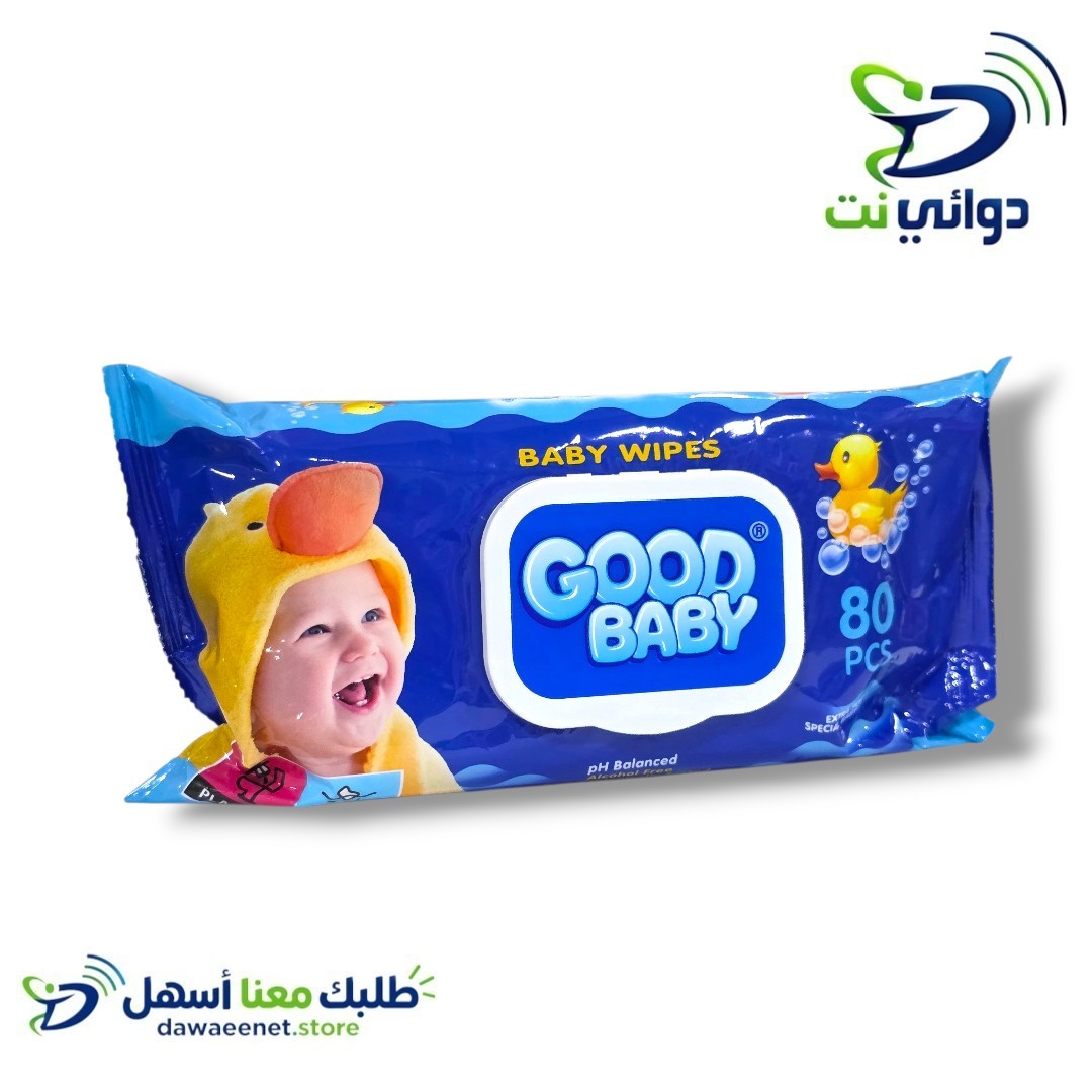 Good baby قود بيبي [ مناديل مبلله للأطفال 80 منديل ] _0