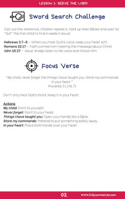 YOU WIN THOSE YOU SERVE! | NEW & UPDATED 4-Week Children's Ministry Curriculum