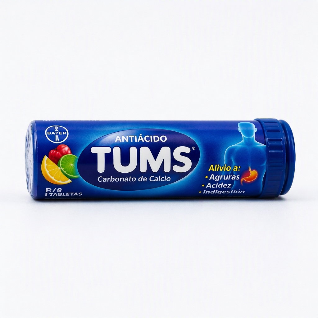ANTIACIDO TUMS R/8TABLETAS
