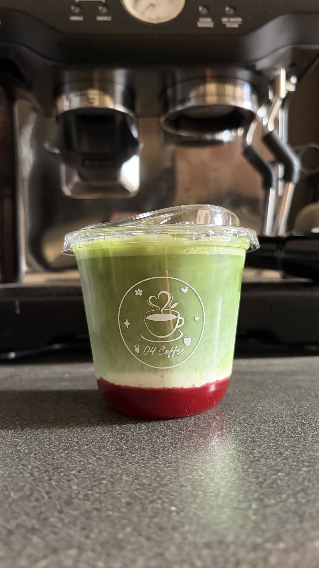 Strawberry Matcha Latte