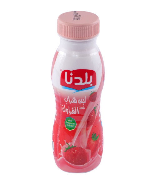 بلدنا | لبن شراب بنكهة الفراولة