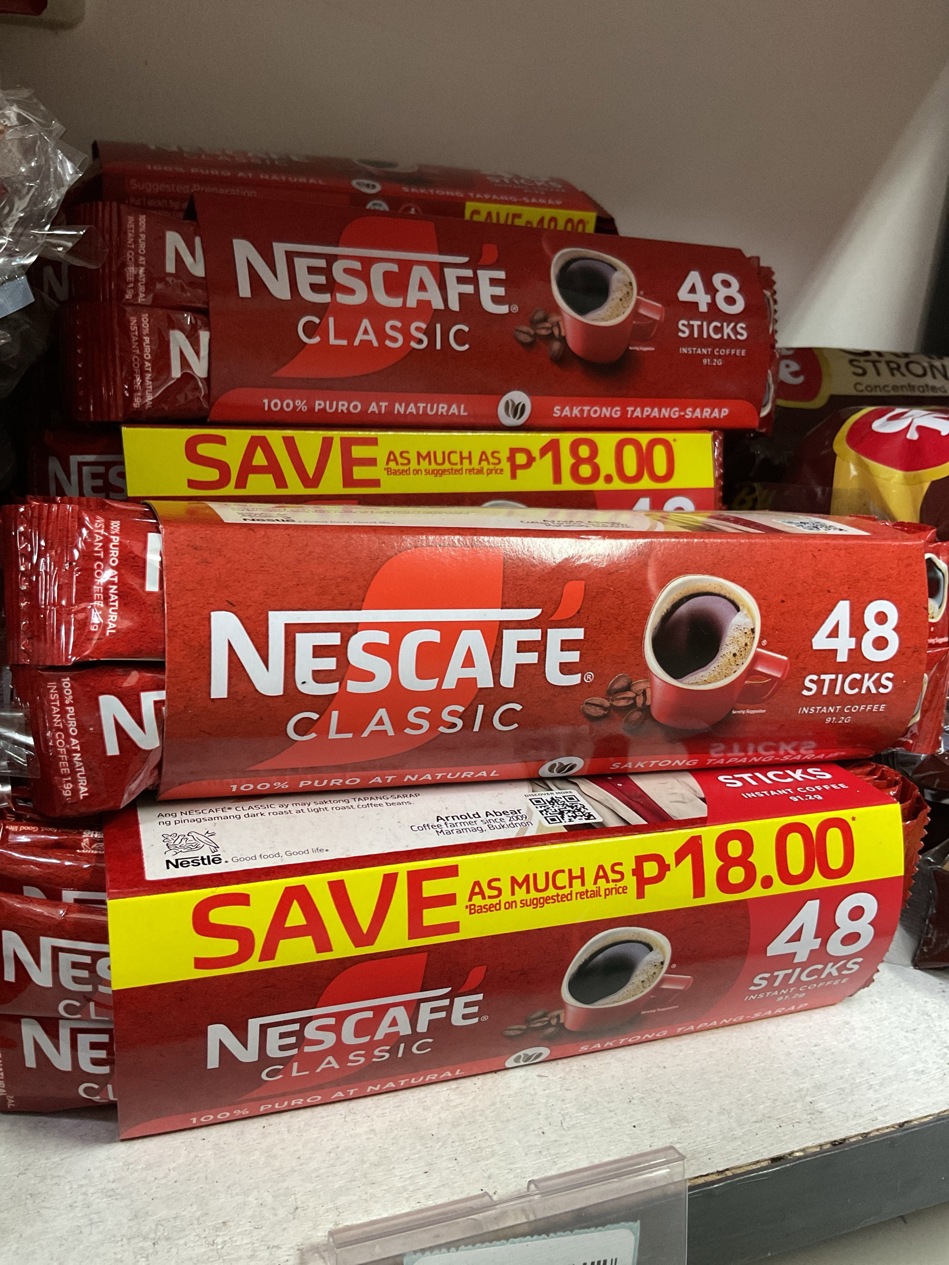 Nescafe classic pack