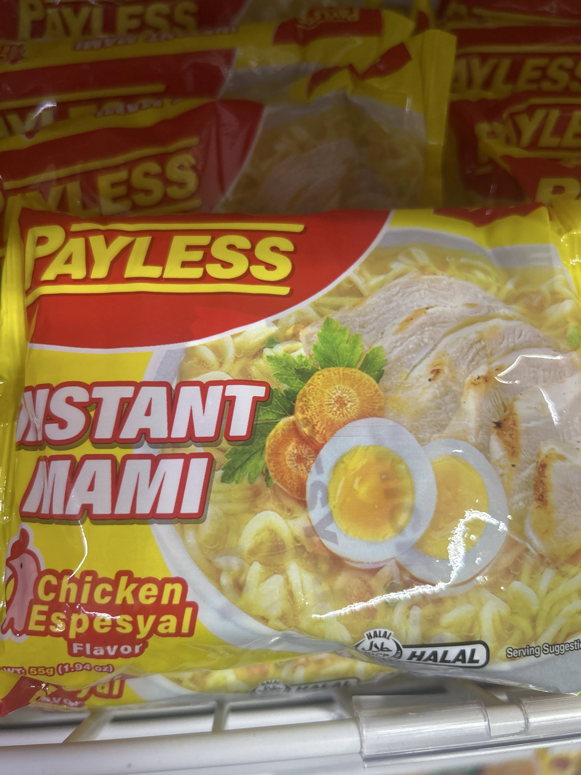 Payless instant mami chicken 55g
