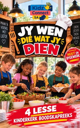 JY WEN DIÉ WAT JY DIEN!  NUUT & BYGEWERK | 4-WEEK KINDERKERK KURRIKULUM