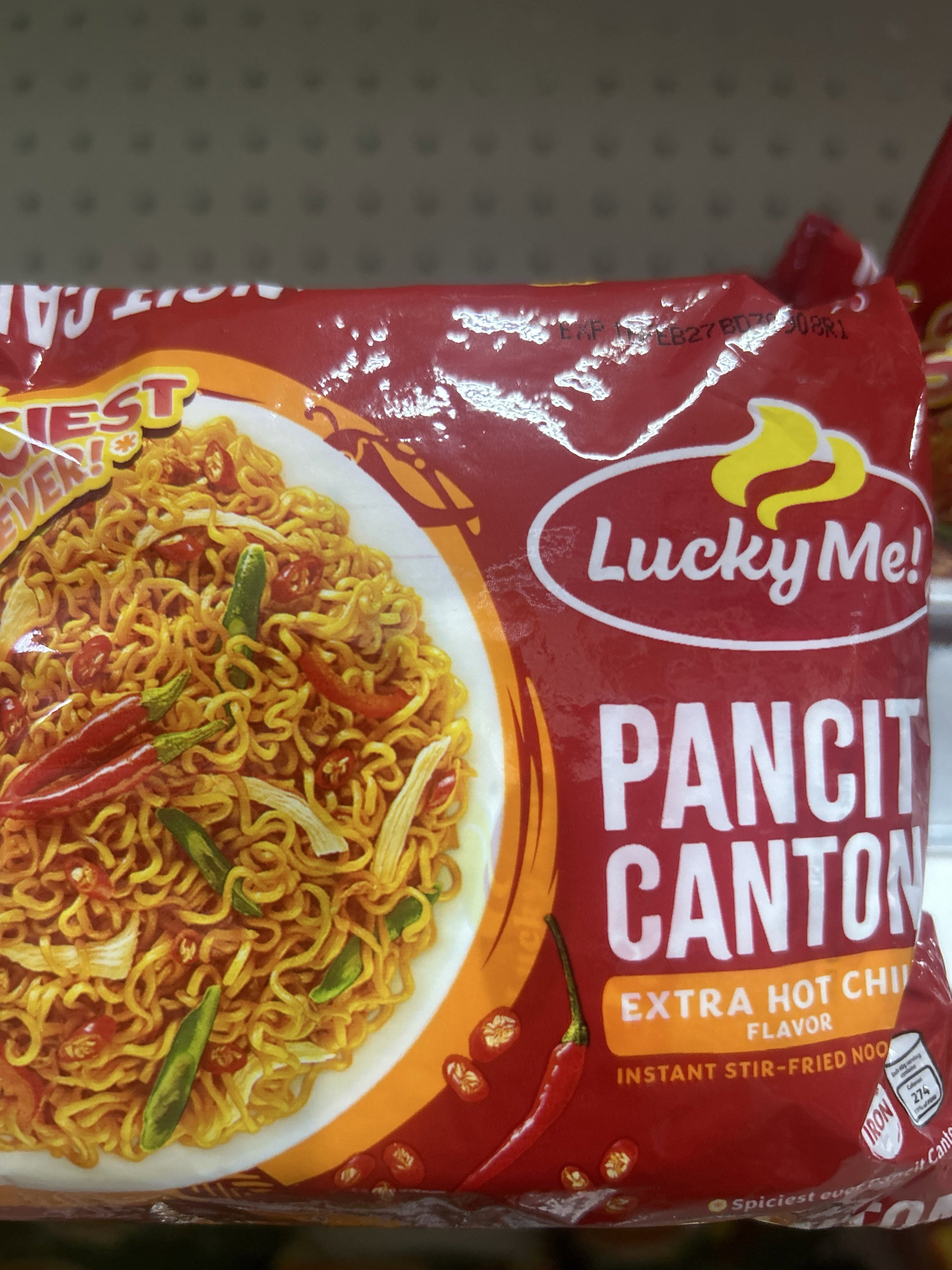 Lucky me canton extra hot 60g