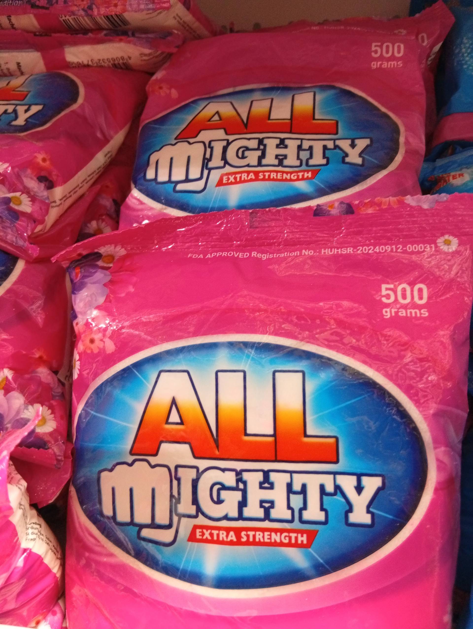 All Mighty Detergent w/ fabcon 500g