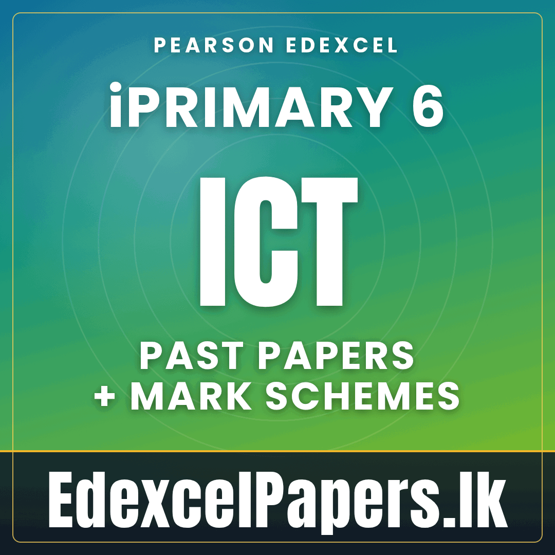 ICT | iPrimary 6 Computing Pearson Edexcel Exam Past Papers_0