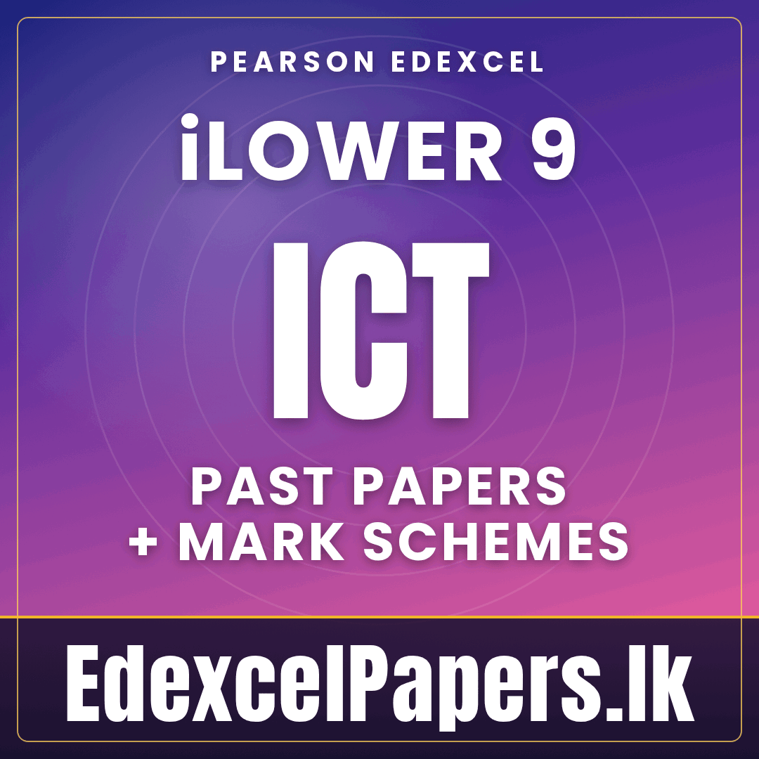 ICT | iLower Secondary Pearson Edexcel Past Papers