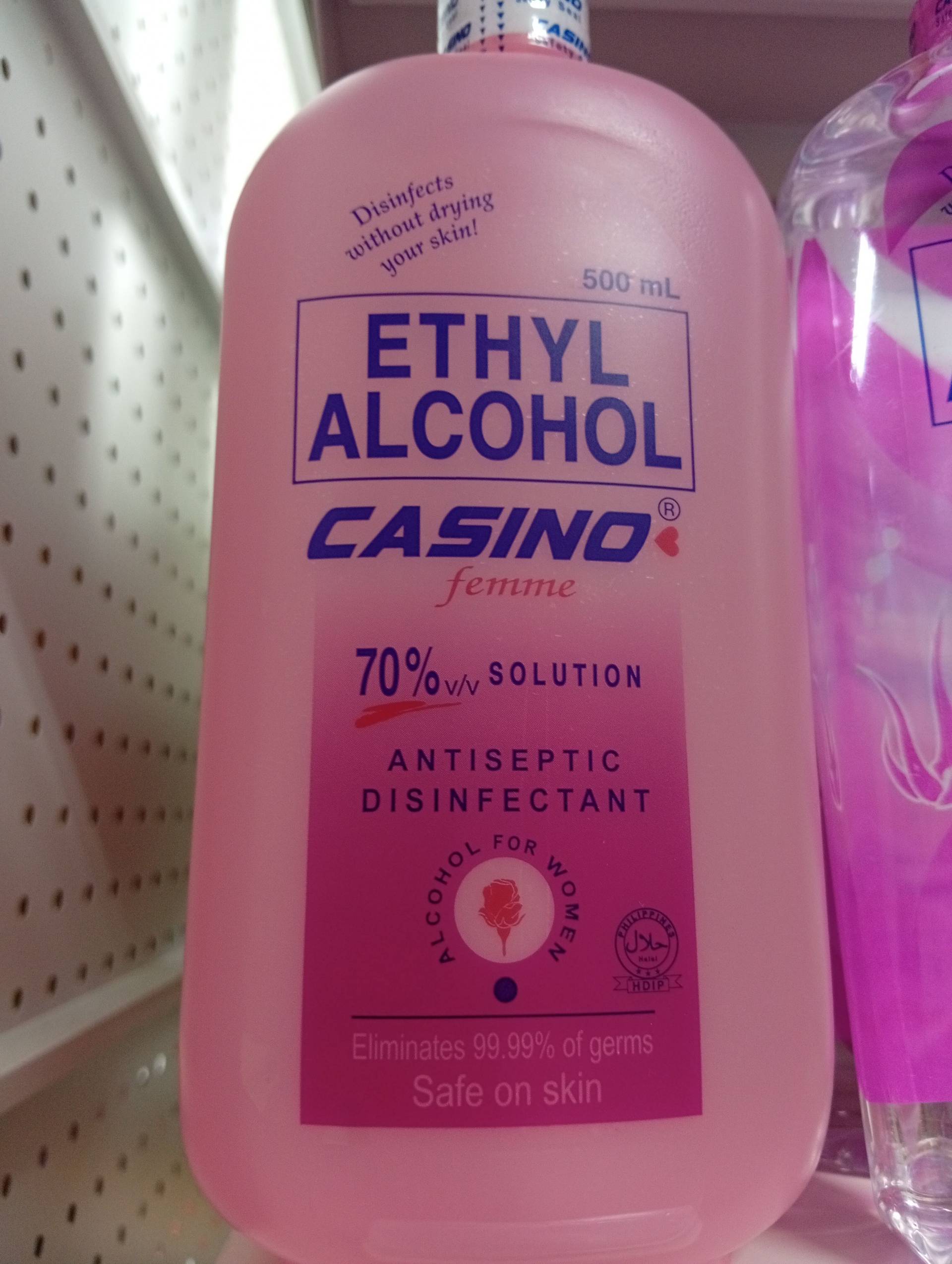 Ethyl Alcohol Casino femme 70% 500ml