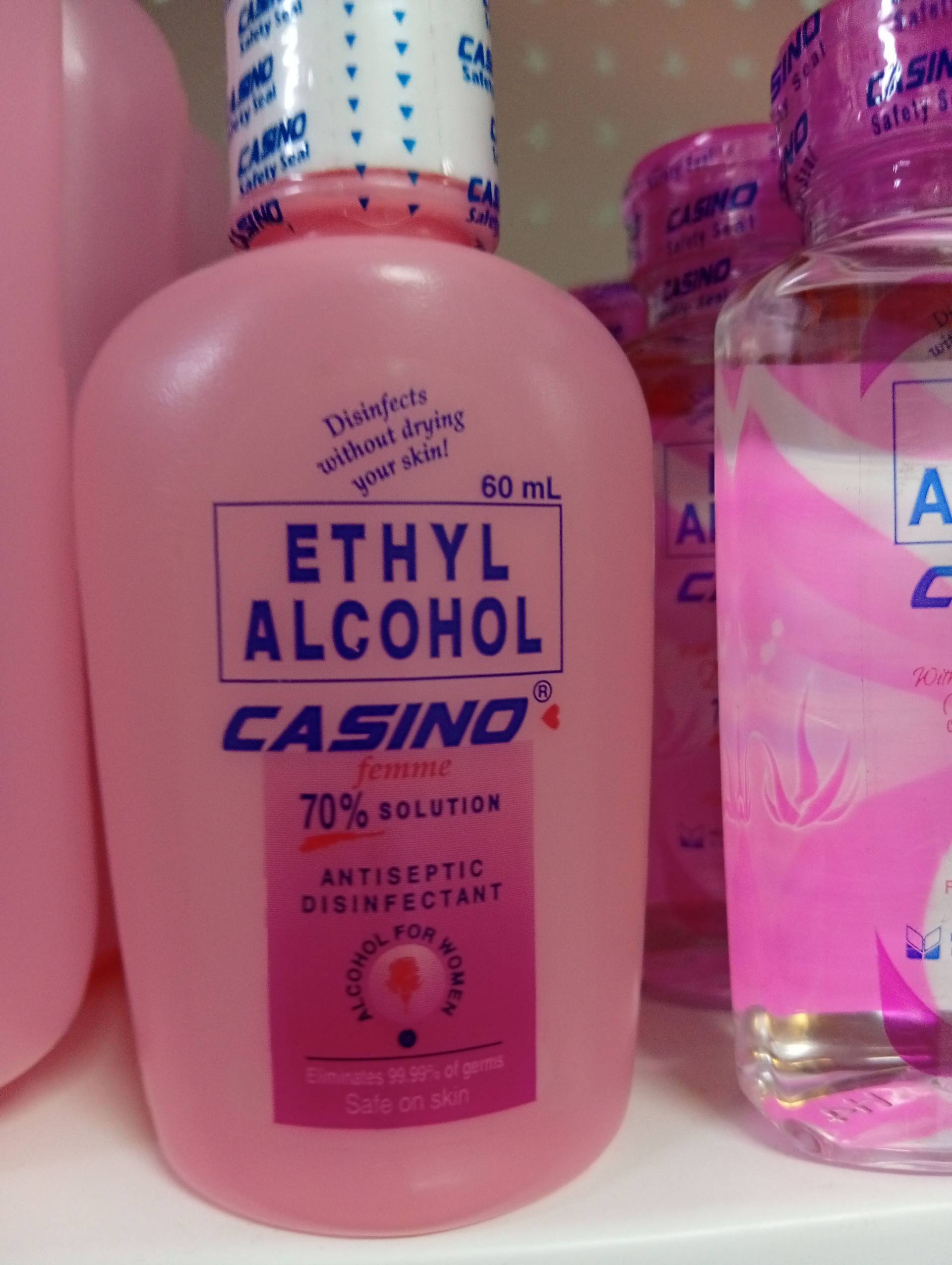 Ethyl Alcohol casino femme 70%sol. 60ml