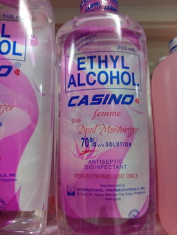 Ethyl Alcohol casino femme w/ sual moisturizer 250ml