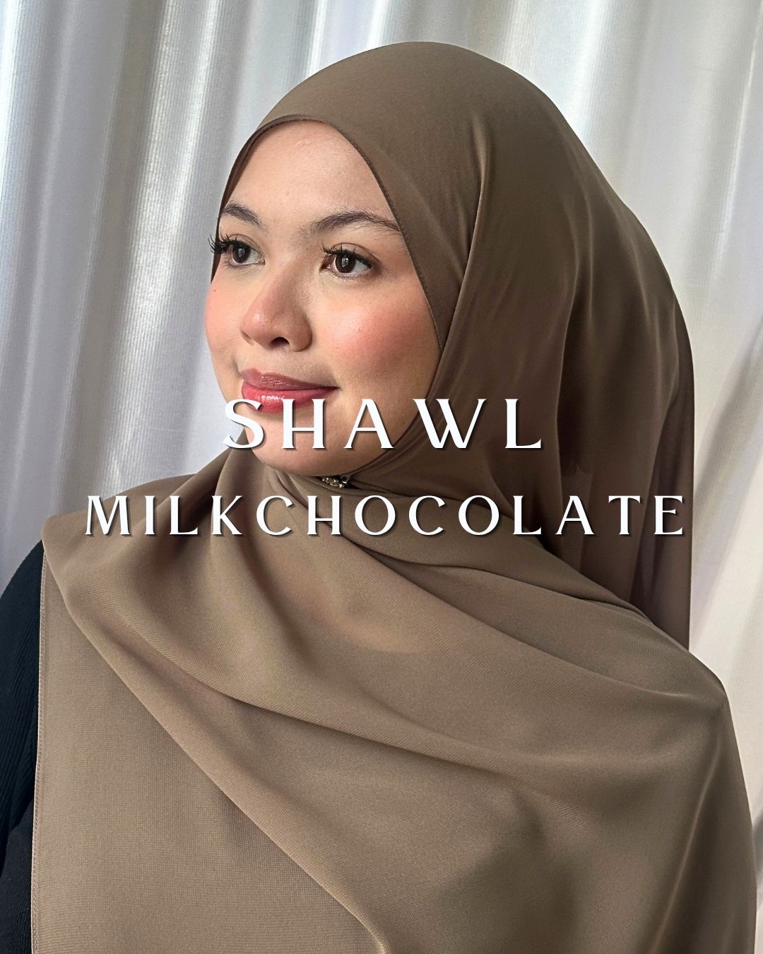Basic Shawl Curve - MilkChocolate