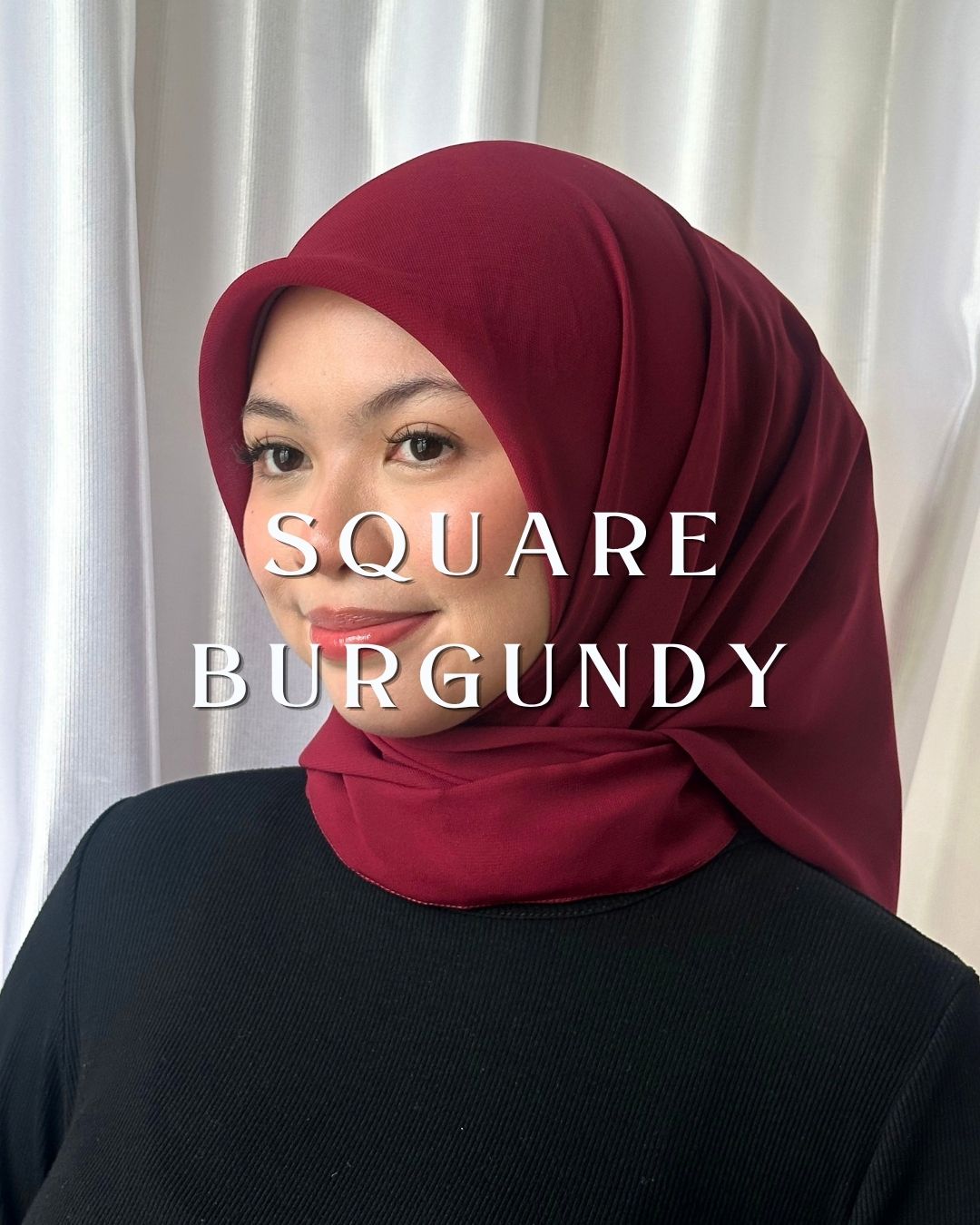Basic Square - Burgundy