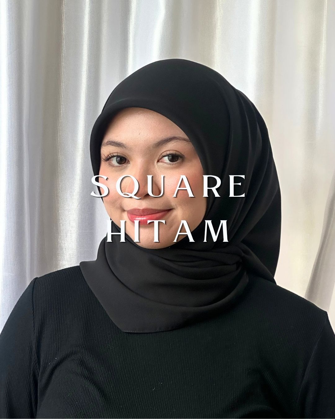 Basic Square Curve - Hitam