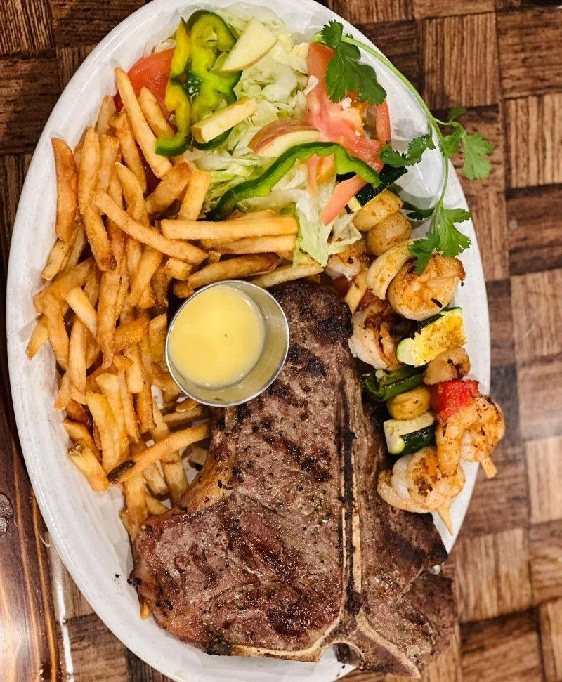 AVO TB Steak & chips