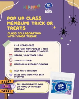 POP UP CLASS TRICK OR TREATS COLLAB W/ VINDA TISSUE
