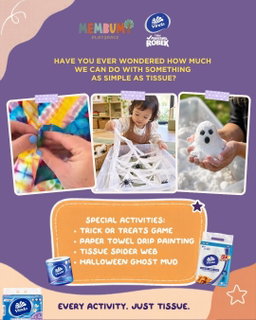 POP UP CLASS TRICK OR TREATS COLLAB W/ VINDA TISSUE