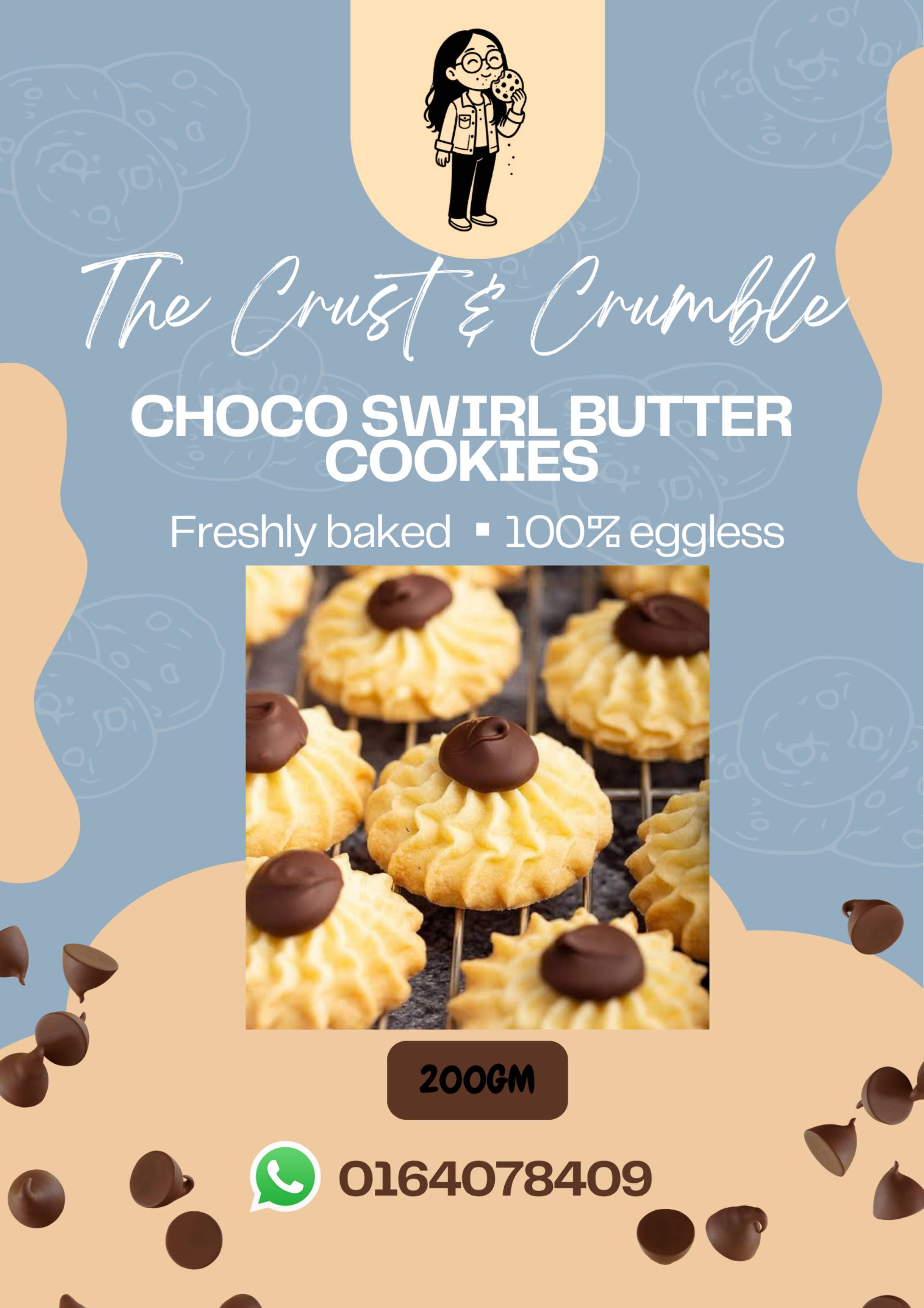 Choco Swirl Butter Cookies 200gm_0