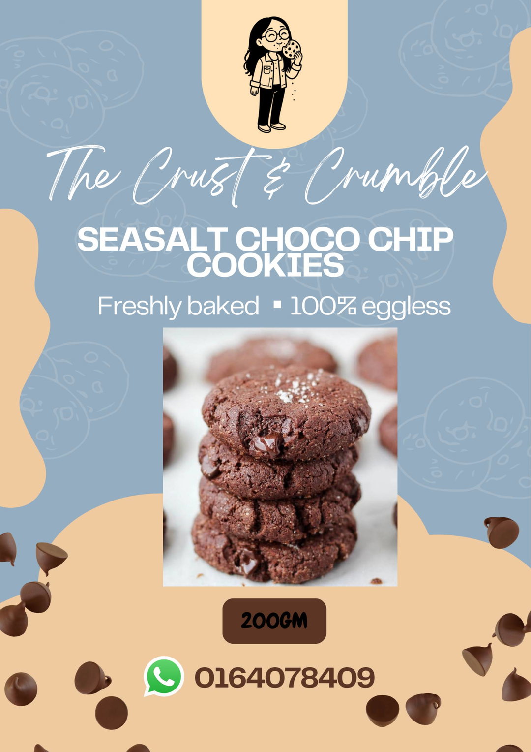 Seasalt Choco Chip Cookies 200gm