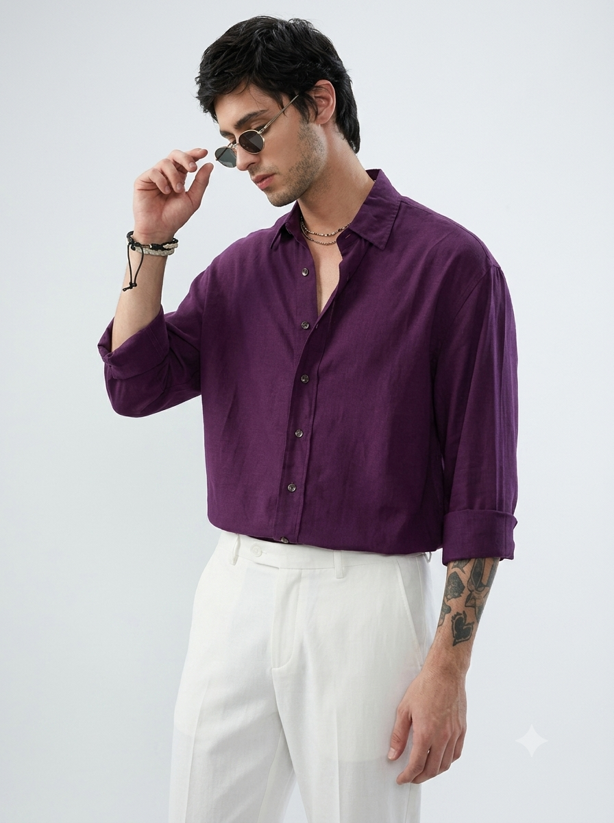 Men's textured shirt_0