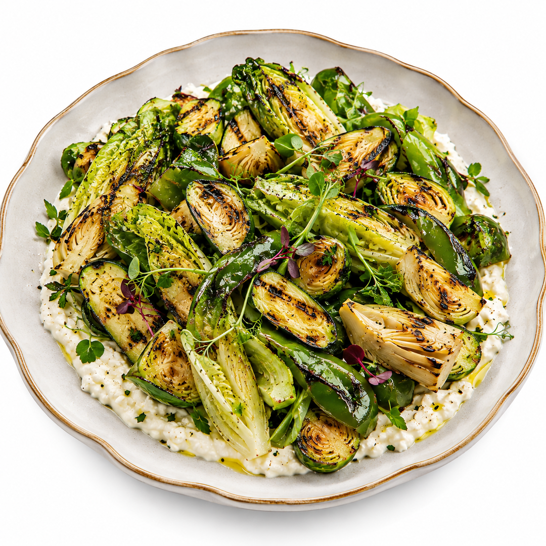 CHARGRILLED GREEN SALAD
