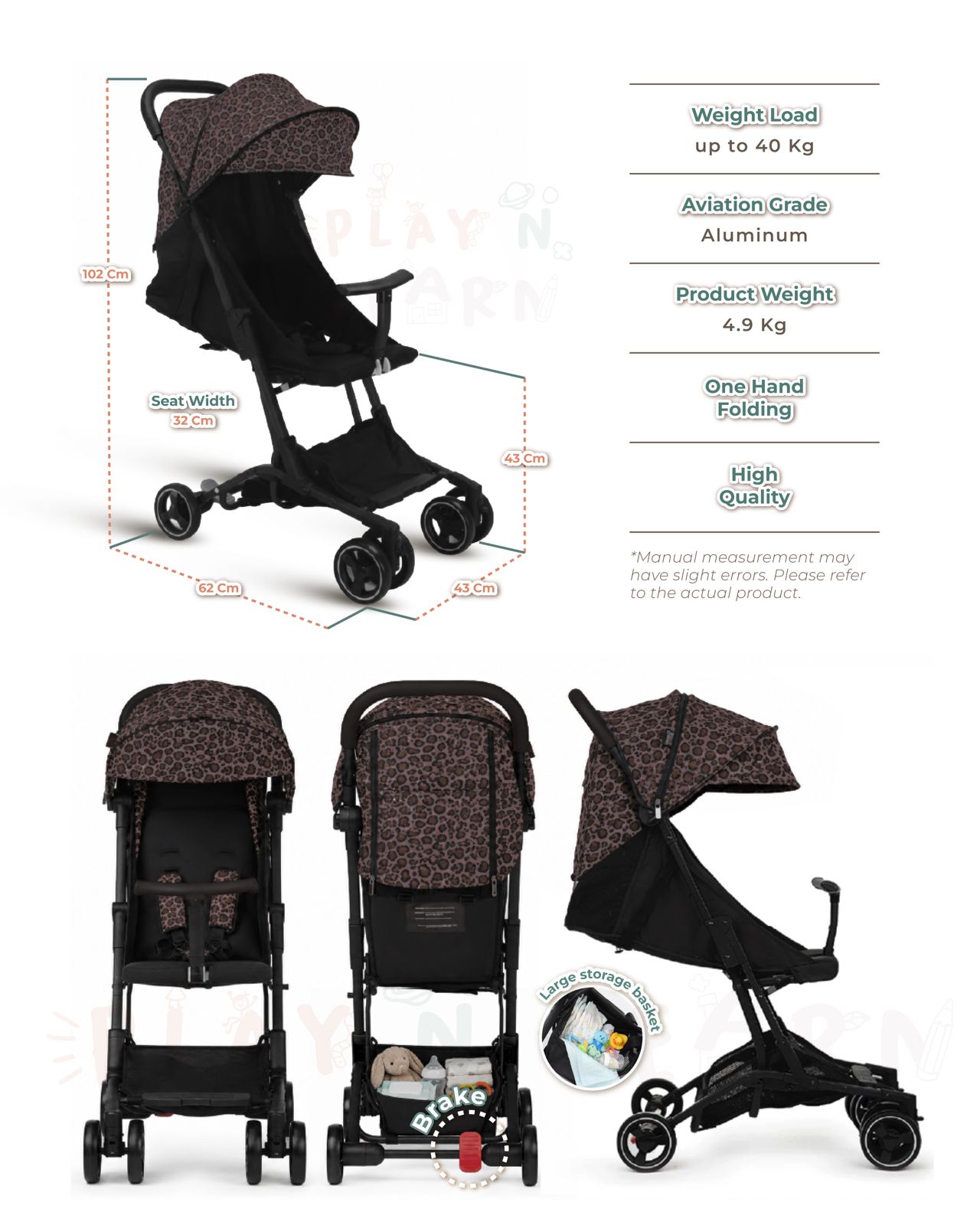 🇬🇧BIZZI GROWIN THE NOMAD – COMPACT STROLLER _1