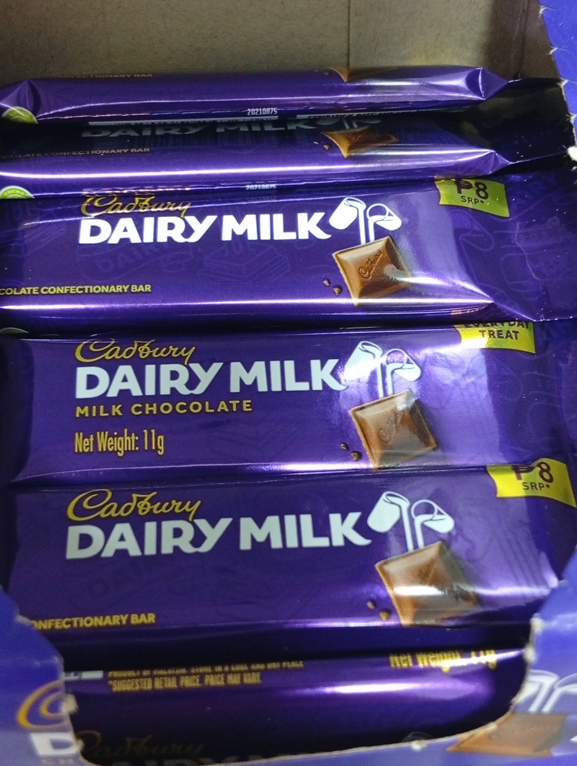 Cadbury dairy milk chocolate 11g