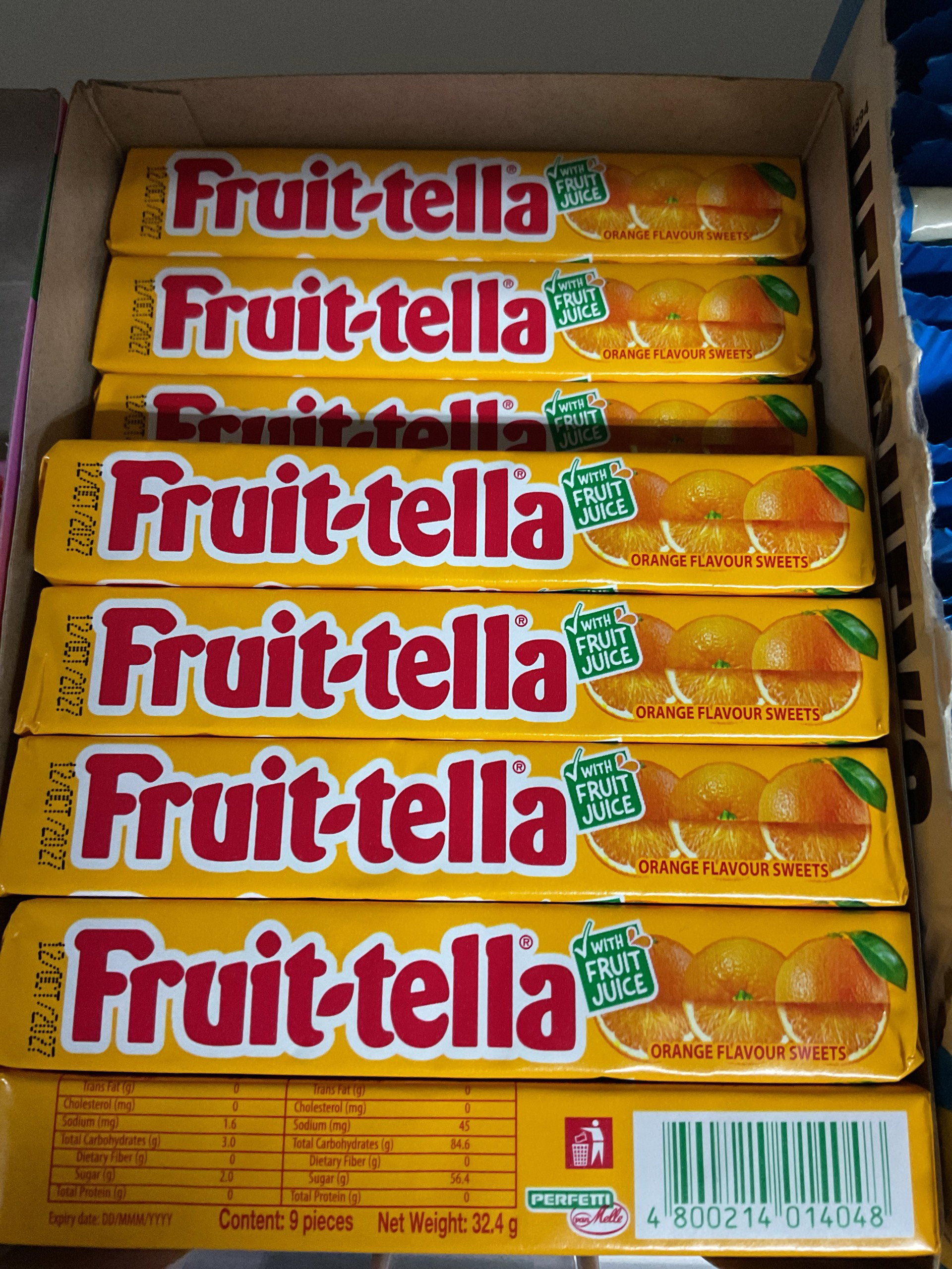 Fruit-tella Orange Flavour Sweets 32.4g
