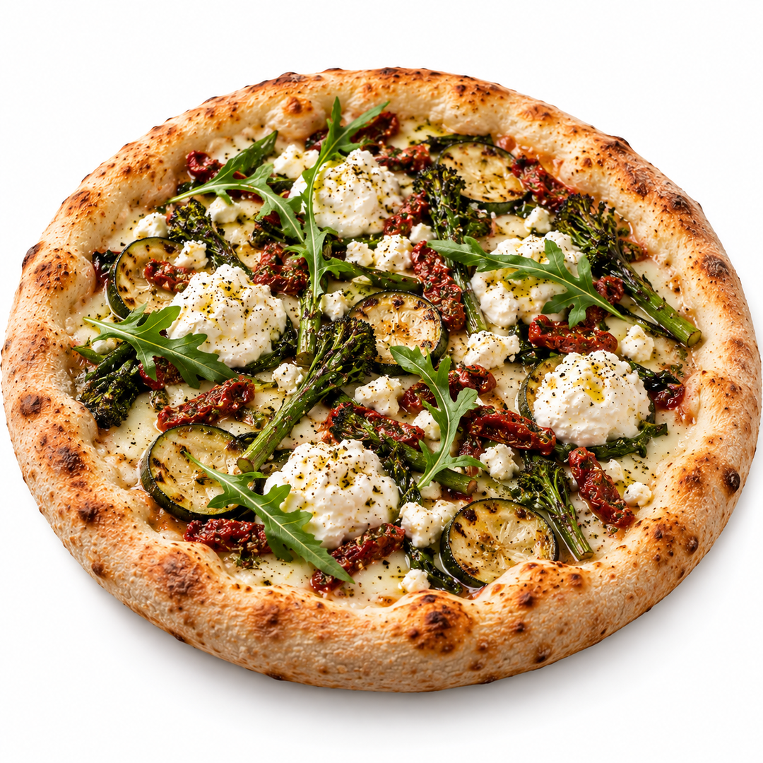 CHARRED GREEN VEG PIZZA
